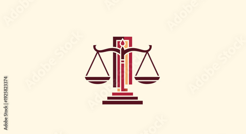 Symbolic Justice Illustration Representing Balance and Fairness in Legal Matters
