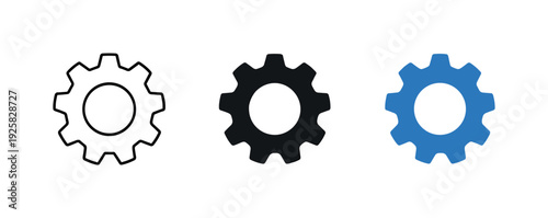 Cogwheel of Progress. Engine of progress represented by a single cogwheel with evenly spaced teeth forming a strong circular