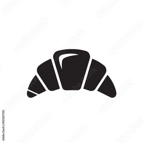 Crescent Bread Silhouette Icon