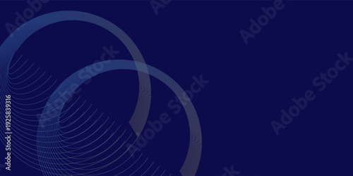 Abstract blue background with glowing curved lines. Shiny blue swirl curve lines design. Spiral lines. Geometric oval pattern. Futuristic technology concept. Vector illustration