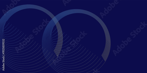 Abstract blue background with glowing curved lines. Shiny blue swirl curve lines design. Spiral lines. Geometric oval pattern. Futuristic technology concept. Vector illustration