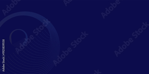 Abstract blue background with glowing curved lines. Shiny blue swirl curve lines design. Spiral lines. Geometric oval pattern. Futuristic technology concept. Vector illustration