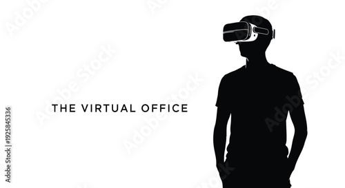 Virtual reality office worker