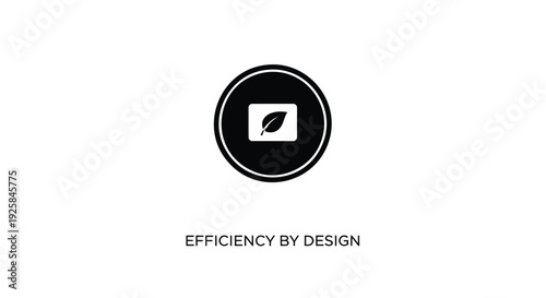 Efficiency by design logo vector