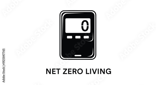 Net zero living icon