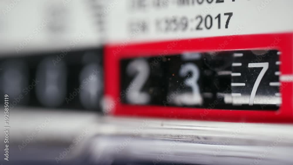 custom made wallpaper toronto digitalClose up of a mechanical counter displaying rotating numbers