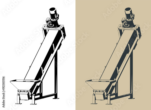 Screw conveyor illustrations