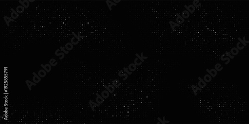 Dot white black wave technology texture background. Abstract big data digital concept. 3d rendering.