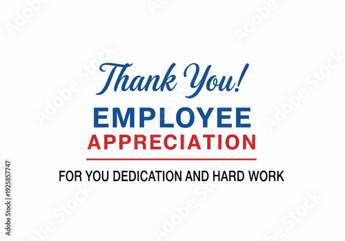 Thank you employee appreciation for your dedication and hard work message