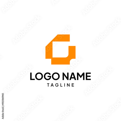 Modern G Letter House Abstract Logo Design