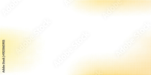 Yellow halftone pattern. Retro comic gradient background. vector illustration