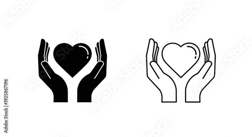 Mother's day love and care icon set for celebration and appreciation Vector