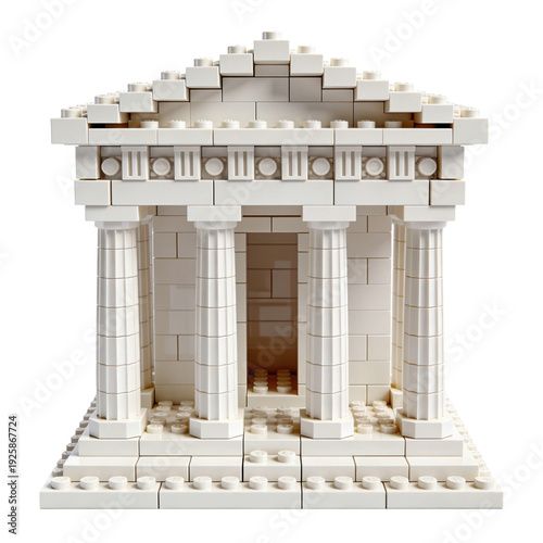 ZeusTemple, building block, children's toy