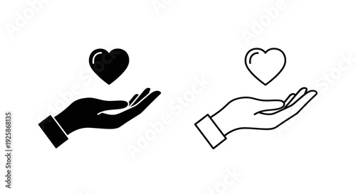 Mother's day love and care icon set for celebration and appreciation Vector