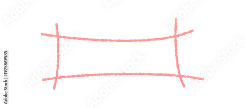 Chalk sketch rectangle quote box frame with rough outline style. Text and speech box as chalkboard background, clean frame concept for message or quotation in modern layout.