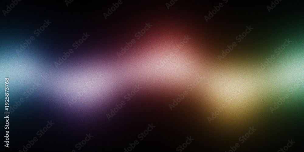 Obraz premium Abstract Rainbow Grain Wave on Black Background