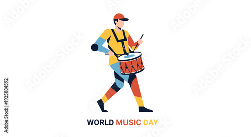 World Music Day vector illustration