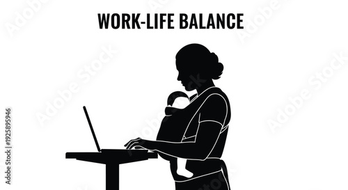 Work-life balance icon
