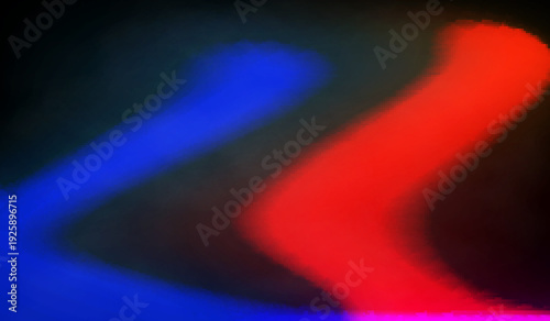 Grainy gradient background noise with blue, red, orange and magenta colors blending diagonally, retro neon noise bg texture  modern web digital design. Vector illustration