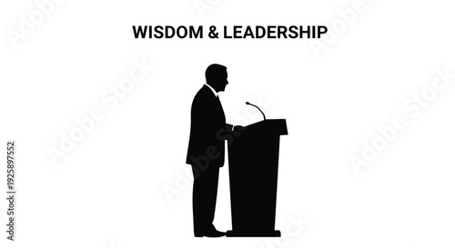 Wisdom and leadership icon