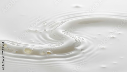 Milk swirls