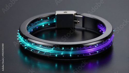 Cyber-Luxury Fiber Optic Power Bracelet