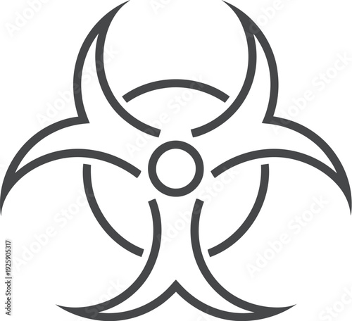 Biohazard symbol, representing danger and warning signs