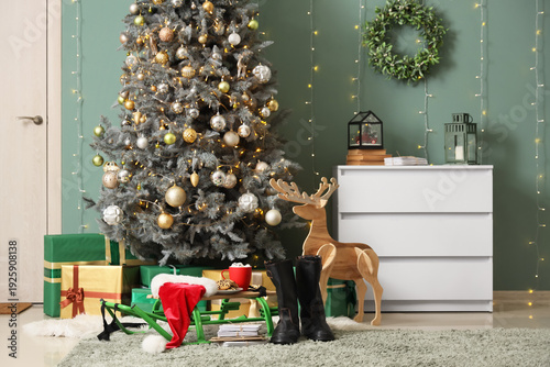 Interior of living room wit...