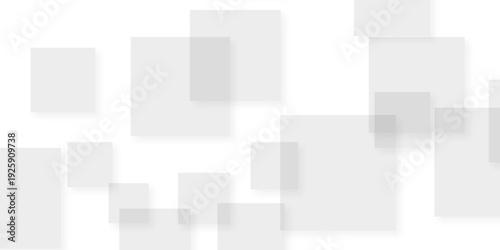 Abstract white and grey modern minimalistic pale geometric pattern.  White color technology concept geometric line vector background. Gray and white geometric shape seamless tech technology. 