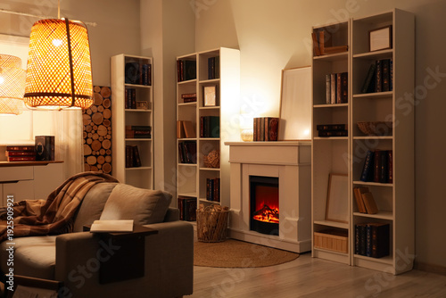 Interior of stylish living ...