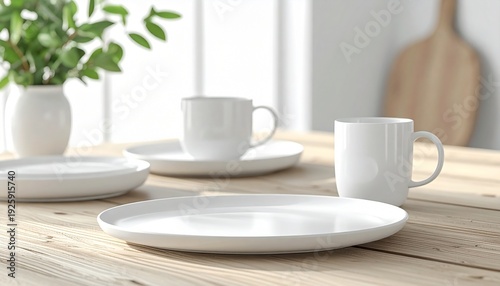 Wallpaper Mural 北欧ミニマル高画質おしゃれ食器モックアップ Torontodigital.ca