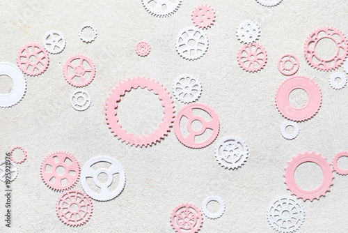 Different paper gears on wh...
