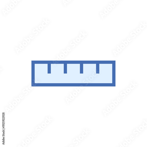 A simple icon of a ruler