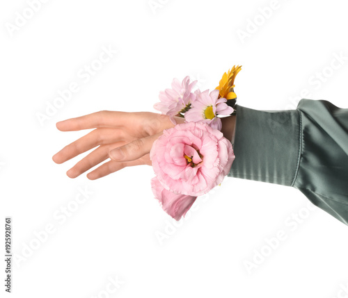 Female hand with beautiful ...