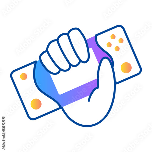 A sketchy style icon depicting gaming console