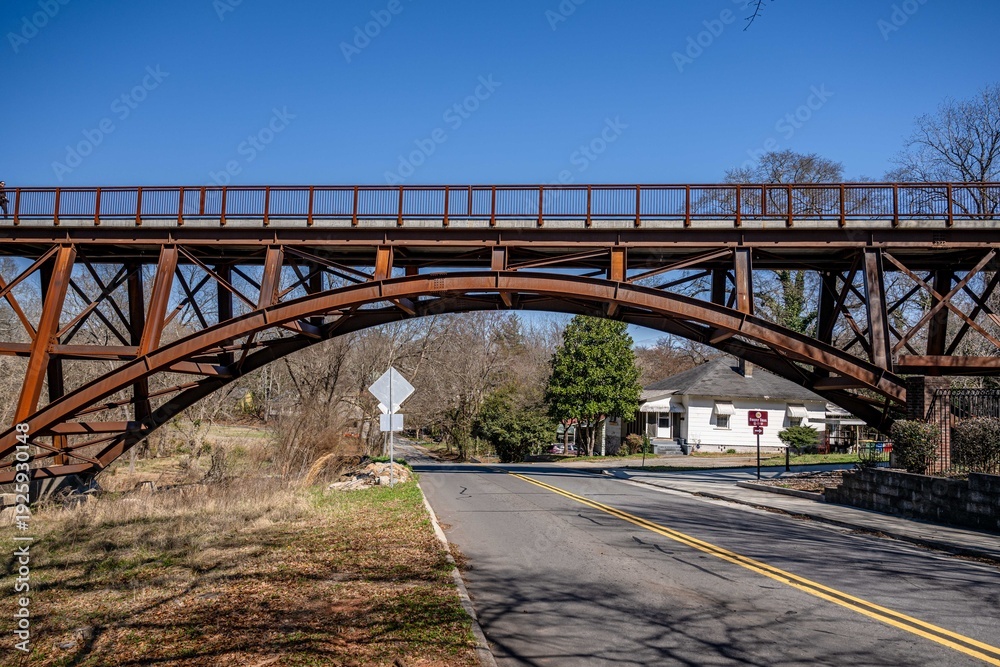 Obraz premium athens, Georgia firefly trail