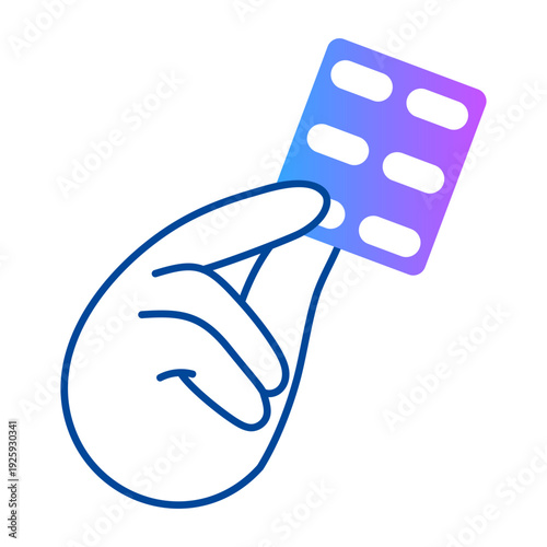 A sketchy style icon showing tablets