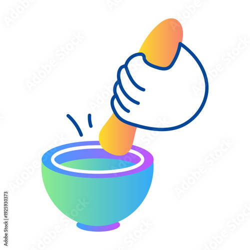 A doodle style icon representing herbal medicine