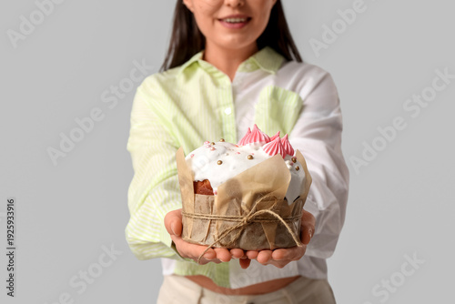 Young woman with sweet East...