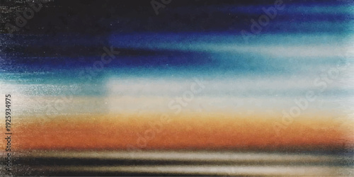 Abstract gradient background with sunset colors and grainy texture
