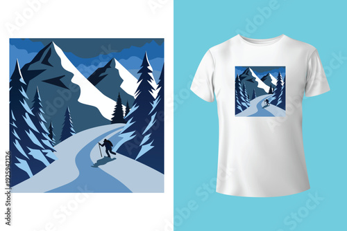 Set of ski winter sport retro badge. Vector. Concept for shirt, print, seal or stamp with ice skate, ski glasses, skull skeleton. Family vacation, activity or travel. For logo design, patches