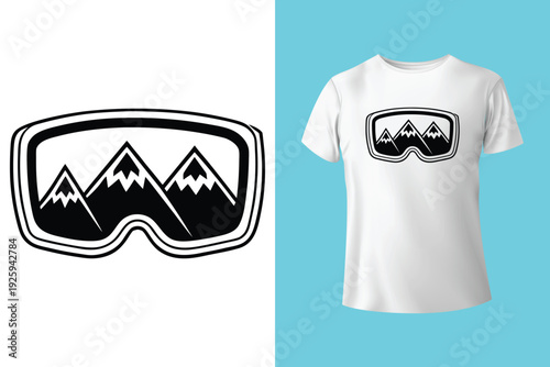 Set of ski winter sport retro badge. Vector. Concept for shirt, print, seal or stamp with ice skate, ski glasses, skull skeleton. Family vacation, activity or travel. For logo design, patches