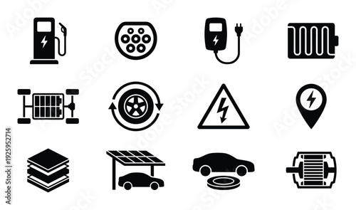 Portable ev charger electrical charging station for renewable battery vehicle power