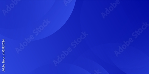 Abstract Blue Gradient Background with Smooth Overlapping Fluid Curves and Waves. vector illustration