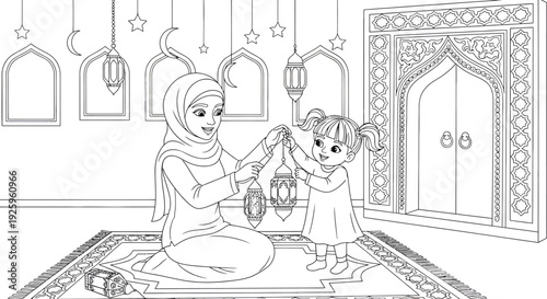 Children Playing with a Toy in a Palace Setting
