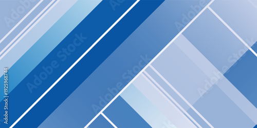 Abstract stripe blue background with dynamic effect. Motion vector Illustration with white lines decoration. Trendy dark navy blue gradients. Can be used for advertising, marketing, presentation