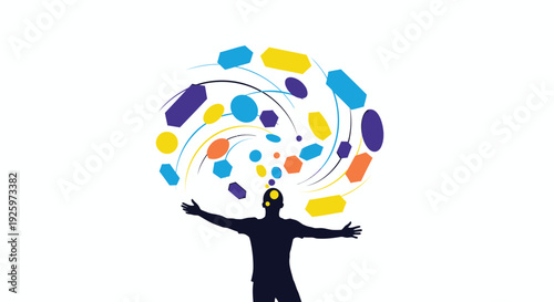 Business idea concept vector icon