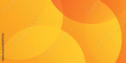 Minimal geometric background. Orange elements with fluid gradient. Dynamic shapes composition. Eps10 vector