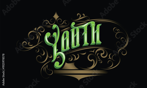 YOUTH lettering custom style design