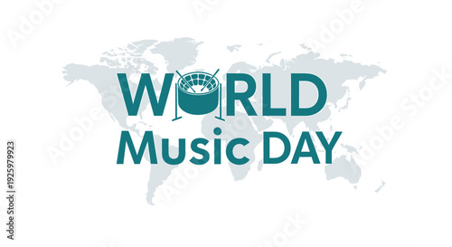 World Music Day vector graphic